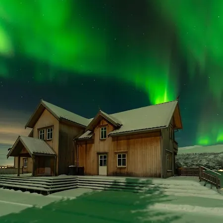 Amazing And Secluded Northern Light Near Sea And City! *